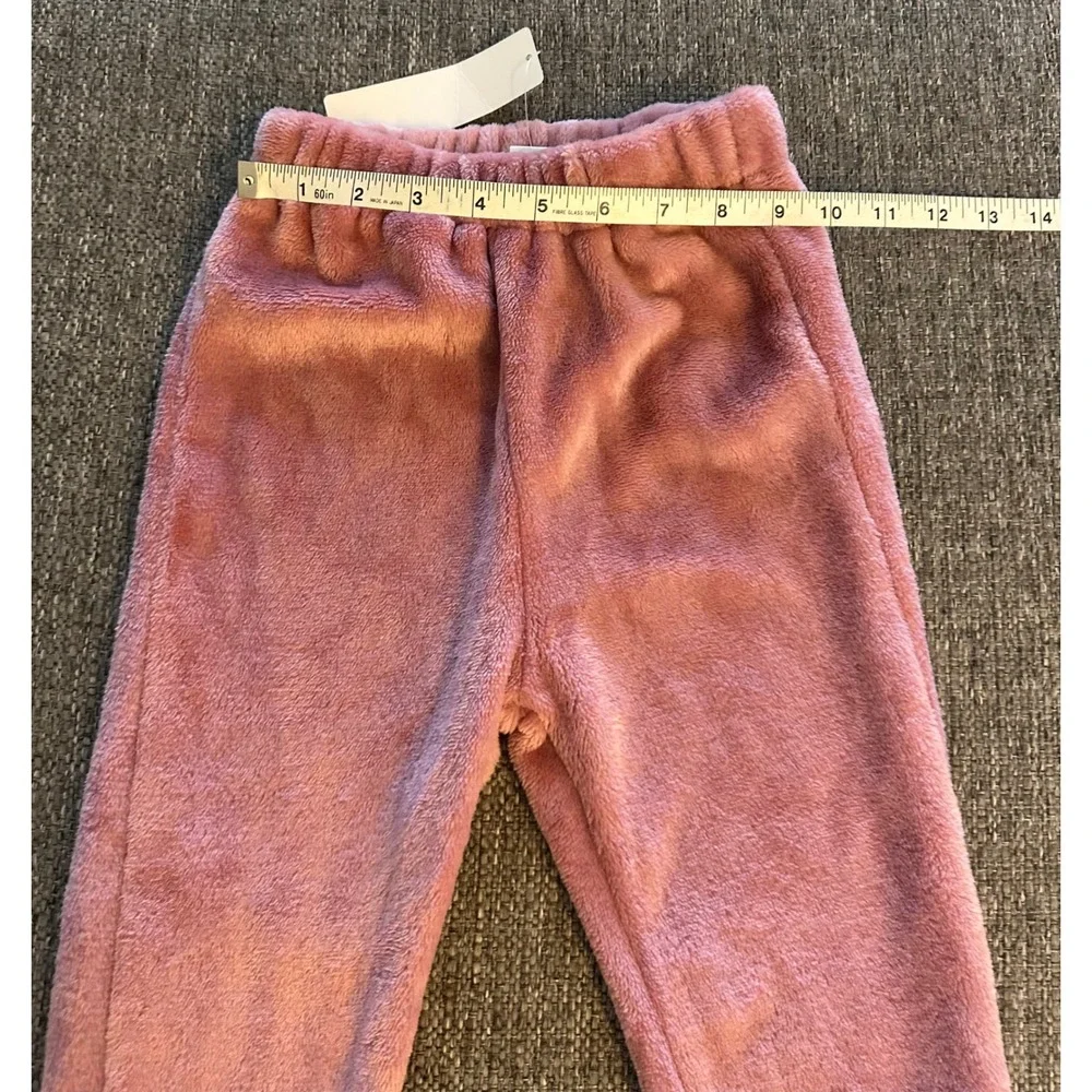 SHEIN Girls Fuzzy Hoodie Sweatshirt Pants Set Kids Loungewear Outfit 2-3 yr‎ NWT